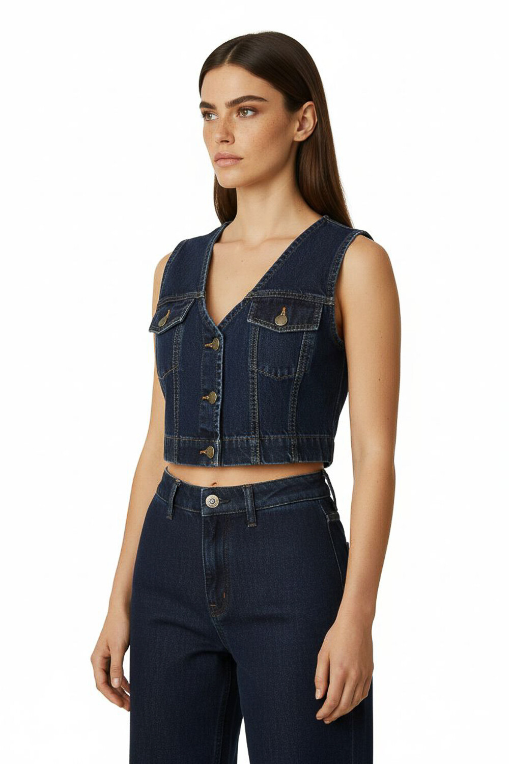 Chaleco Espelina Azul Oscuro