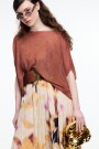 TOP CUADRADO LUREX Cobre