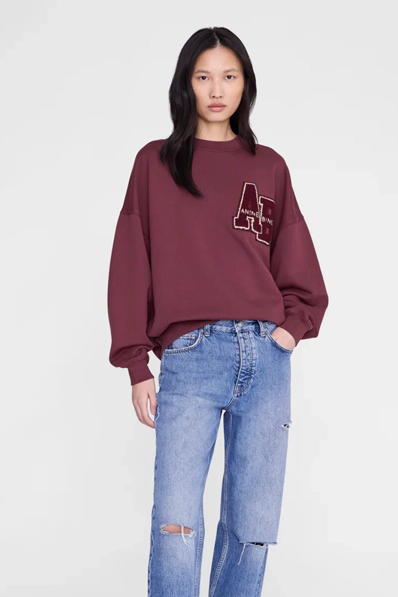 BUZO MILES LETTERMAN Bordo