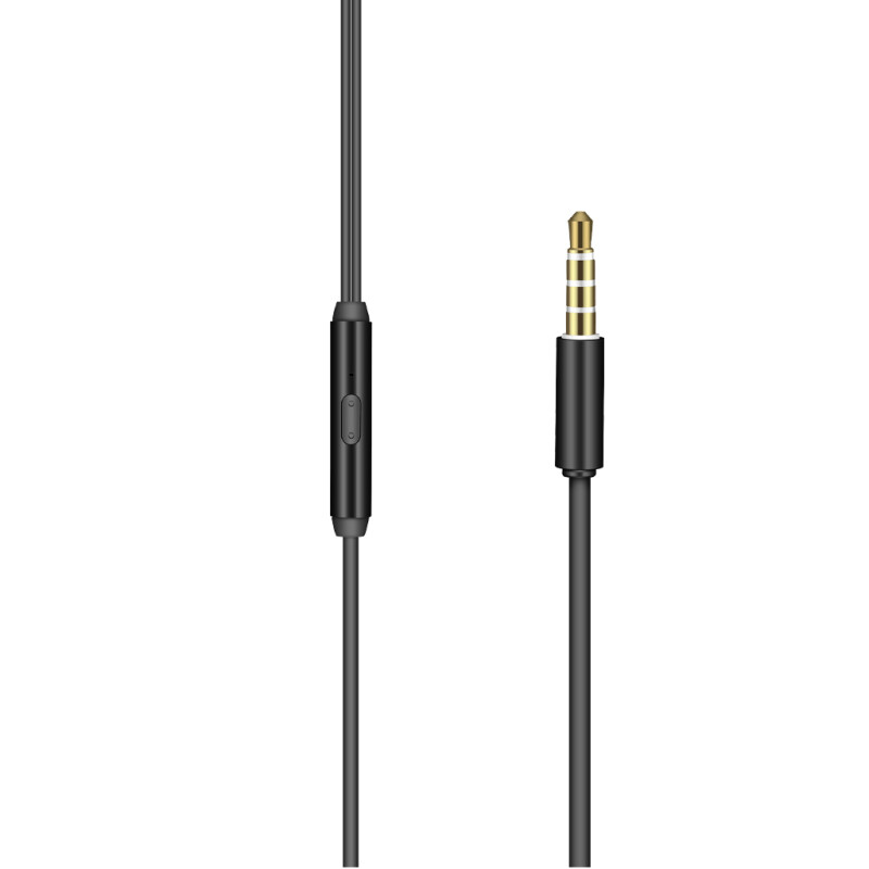 Auriculares Con Cable AIWA In Ear Micrófono Incorporado Conector 3.5mm para Música y Llamadas Negro | AW-F1BK
