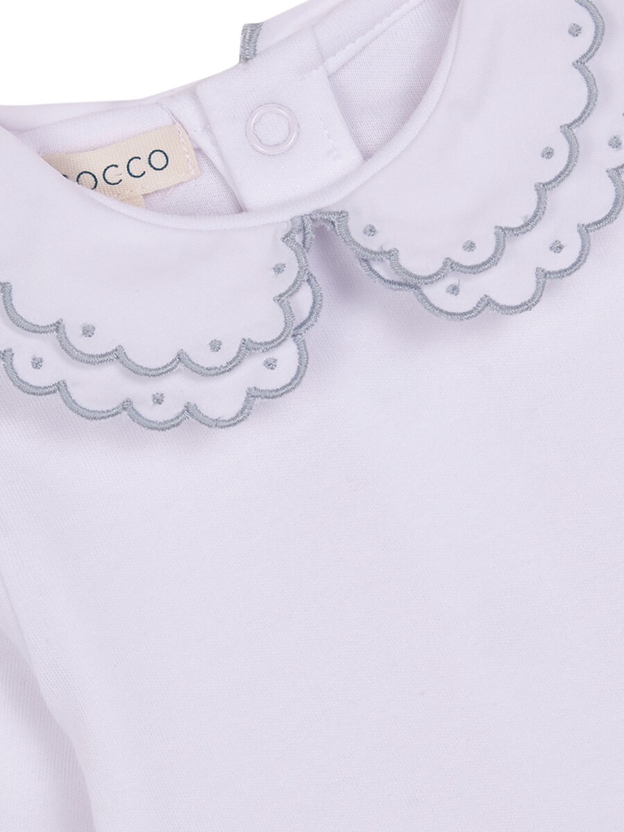 Body Manga Larga Blanco Optico
