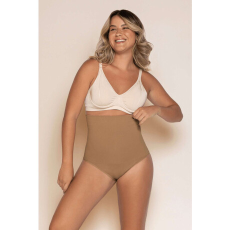 Sc-a06427 bombacha cintura alta Marron