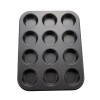 MOLDE METAL C/12 DIV P/CUPCAKE Unica
