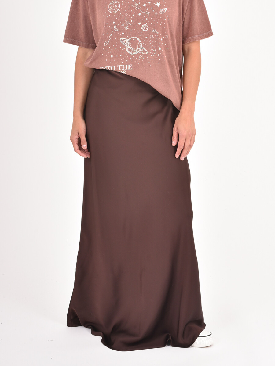 FALDA IRMELA - CHOCOLATE 