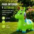 Unicornio Saltarín Inflable Infantil 58 x 55 cm Verde