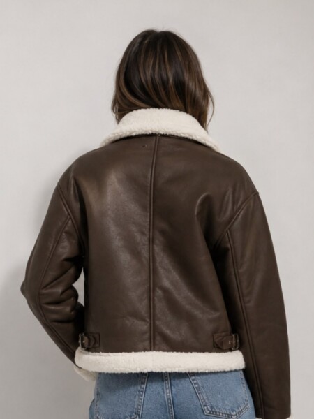 CAMPERA SLOWLY 9935 CORTA MARRON