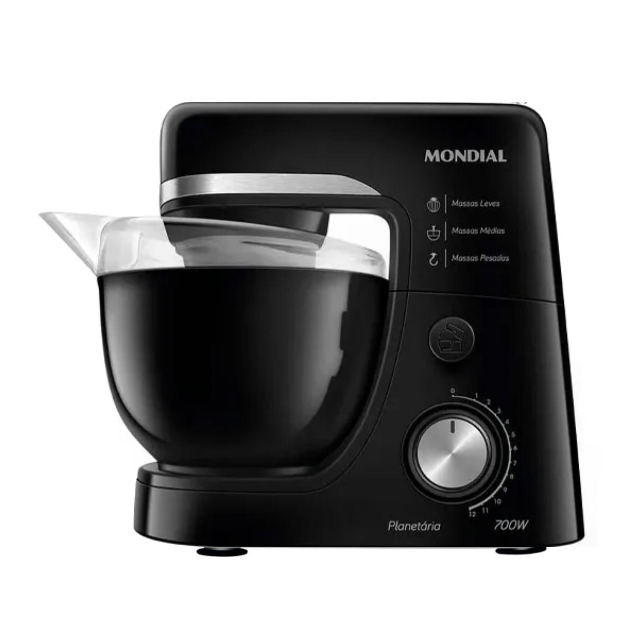 Batidora Planetaria Mondial 4,5 Litros - BP03B Negro