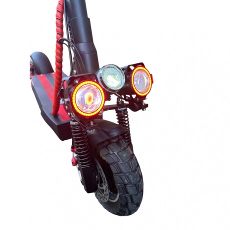 Monopatín Eléctrico Plegable K 500W 10 150KGS NEGRO-ROJO