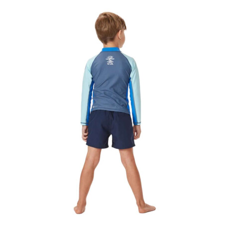 Lycra Rip Curl Cosmic Upf L/S Zt Boy Azul