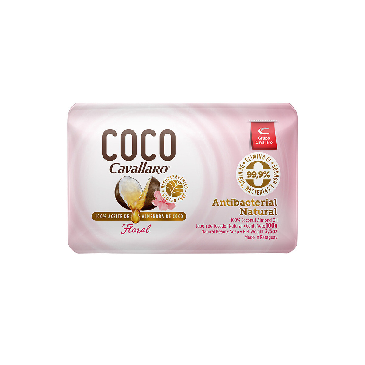 CAVALLARO JABON COCO FLORAL UNID. X 100 