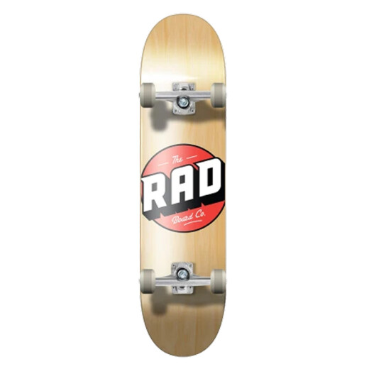 Skate armado RAD LOGO 7.75" NATURAL MAPLE Skate armado RAD LOGO 7.75" NATURAL MAPLE