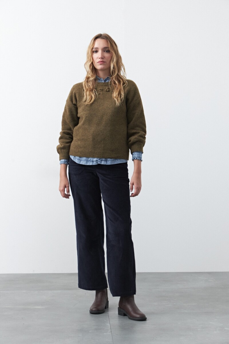 SWEATER VACANCES Verde Musgo