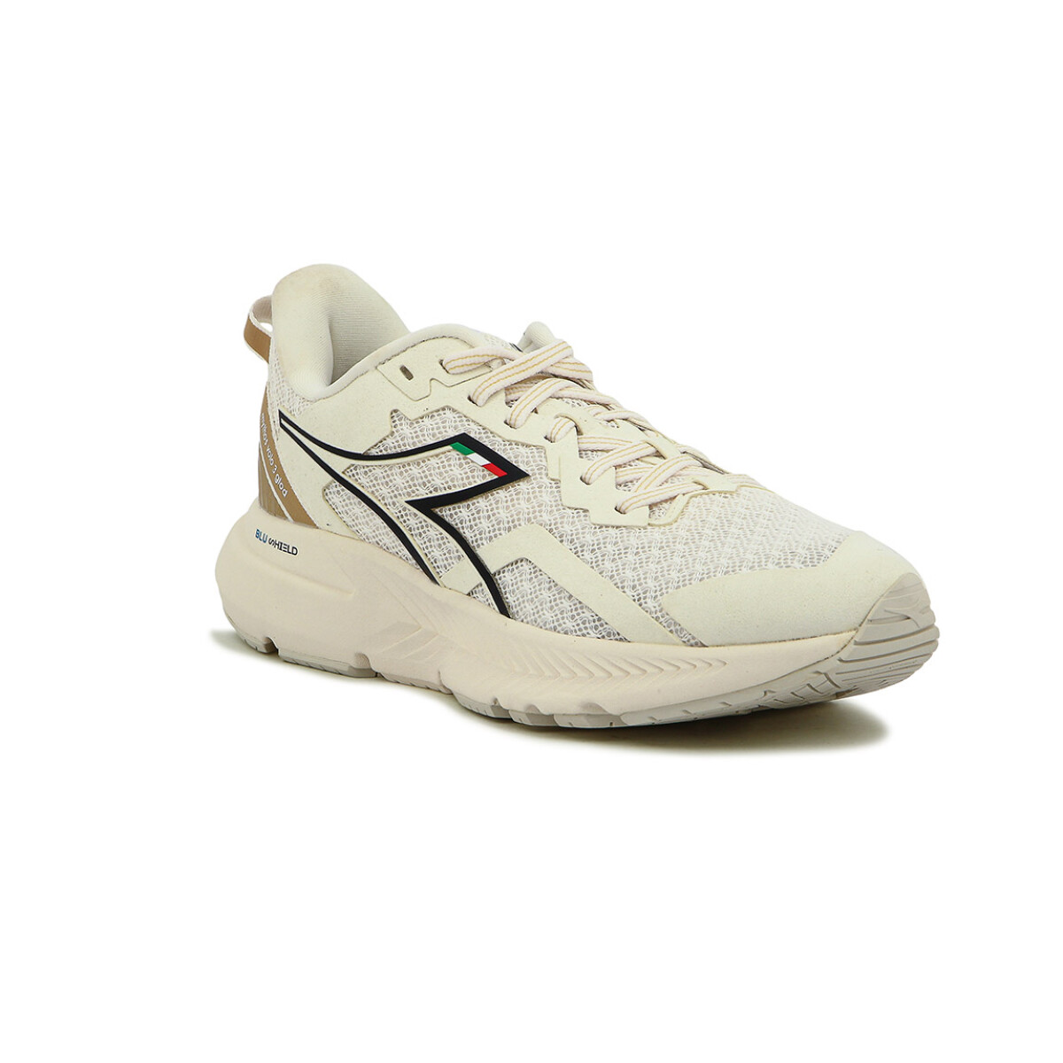 Diadora Champion Mujer Running MYTHOS BLUSHIELD VOLO 3 GOLD - Blanco-Negro 