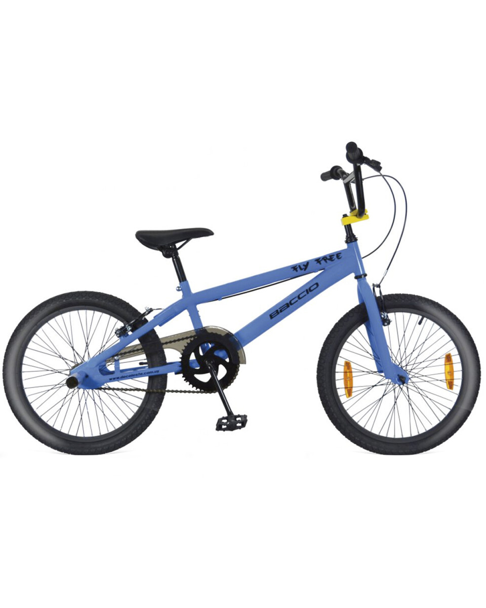 Bicicleta Baccio Fly Free BMX rodado 20 con picadores - Azul 