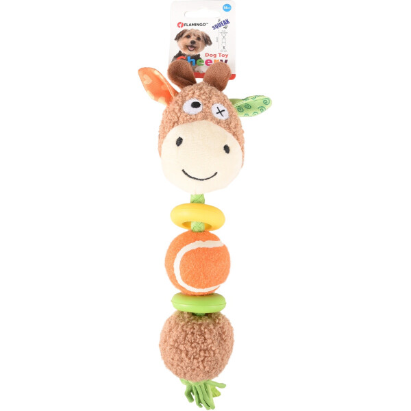 JUGUETE FLAMINGO CHEERY CABRA CON PELOTA 32CM JUGUETE FLAMINGO CHEERY CABRA CON PELOTA 32CM