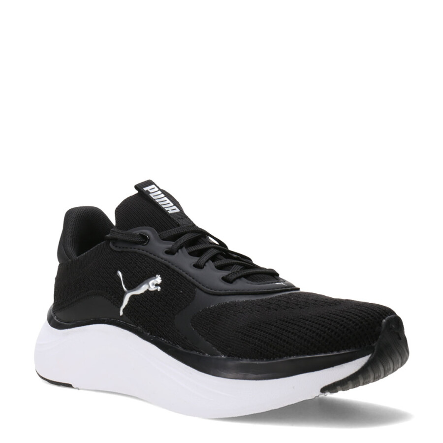 Championes de Mujer Puma Softride Mayve 2 Negro - Blanco