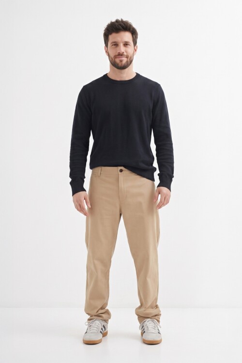 Pantalón recto KHAKI