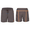 Bermuda Short Largo De Baño Playa Deportivo Para Adulto Arena Men's Pro_File Beach Boxer Gris y Naranja