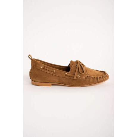 Mocasin Gamuza Camel