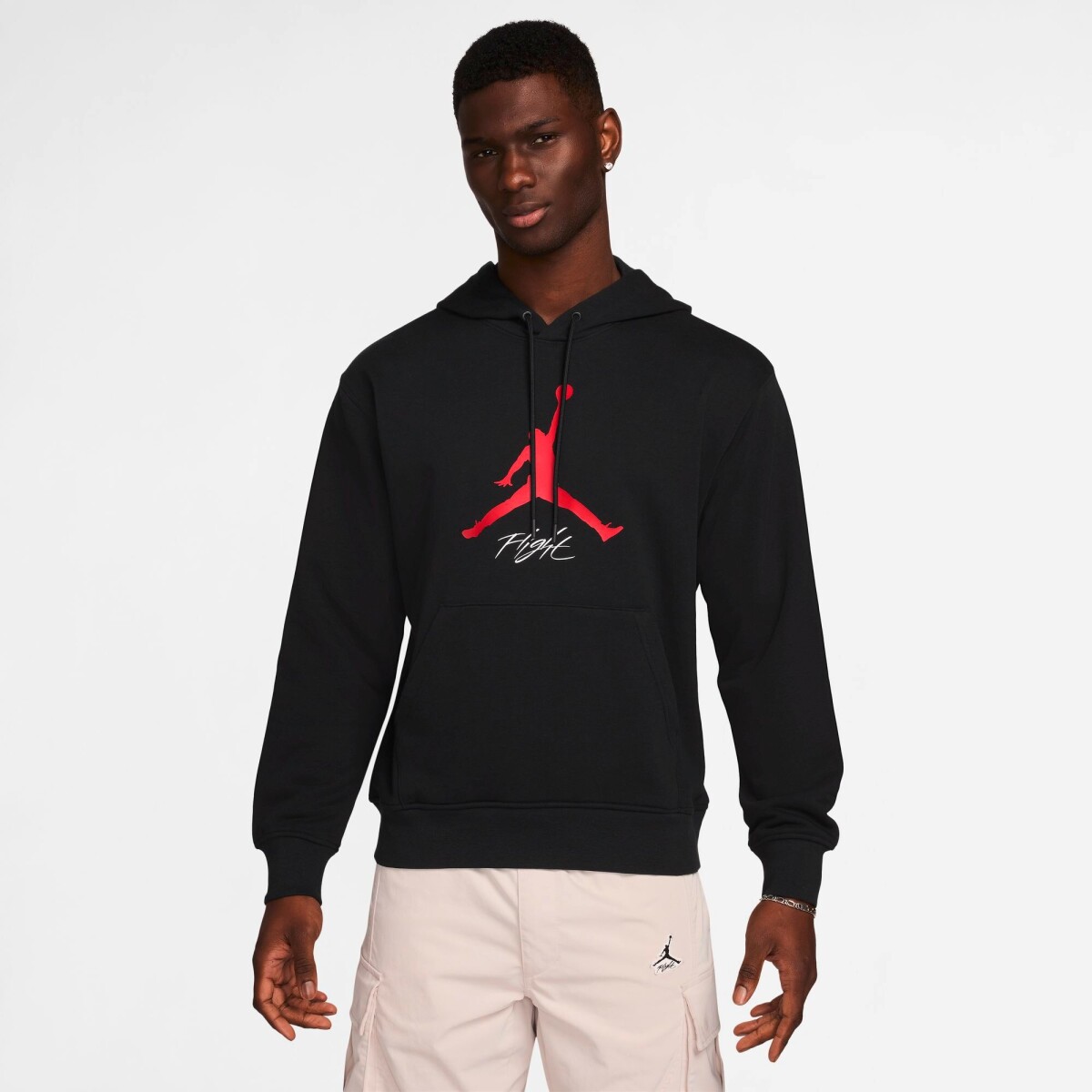 Jacket Jordan Baseline Hoodie de Hombre - Negro 