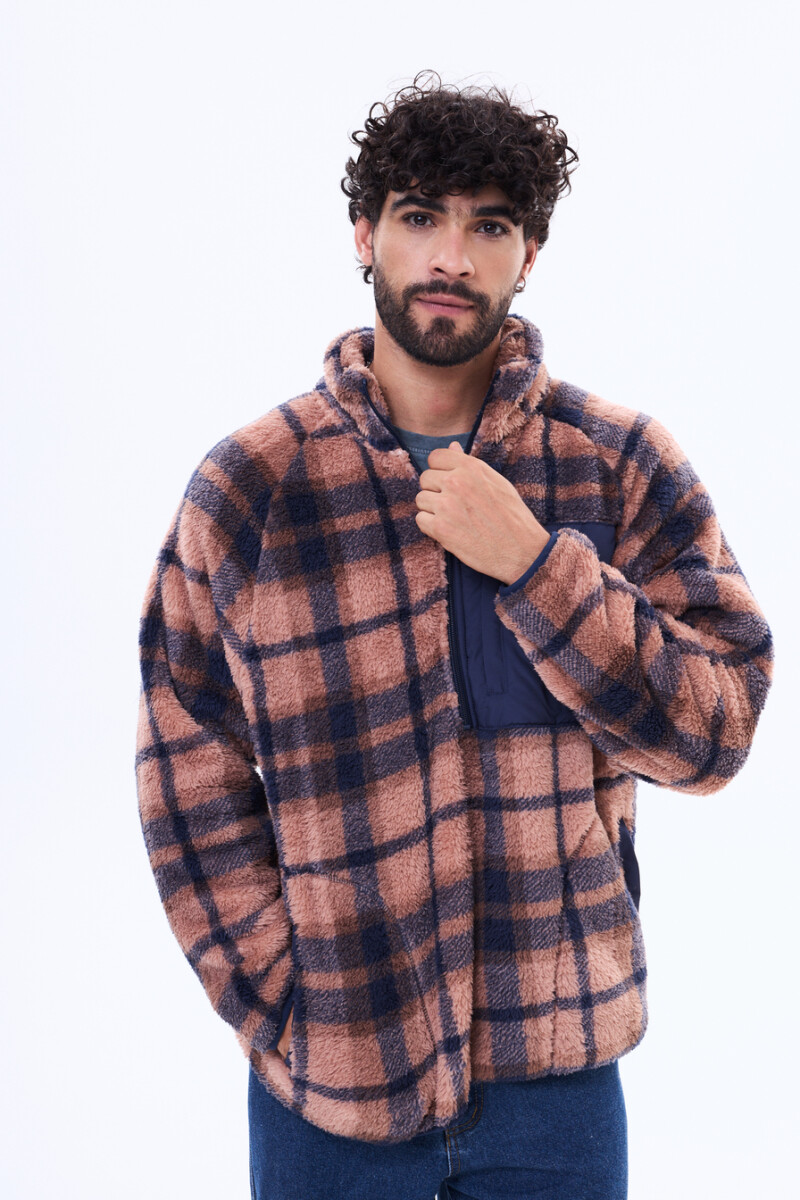 Campera de sherpa Conil Marrón