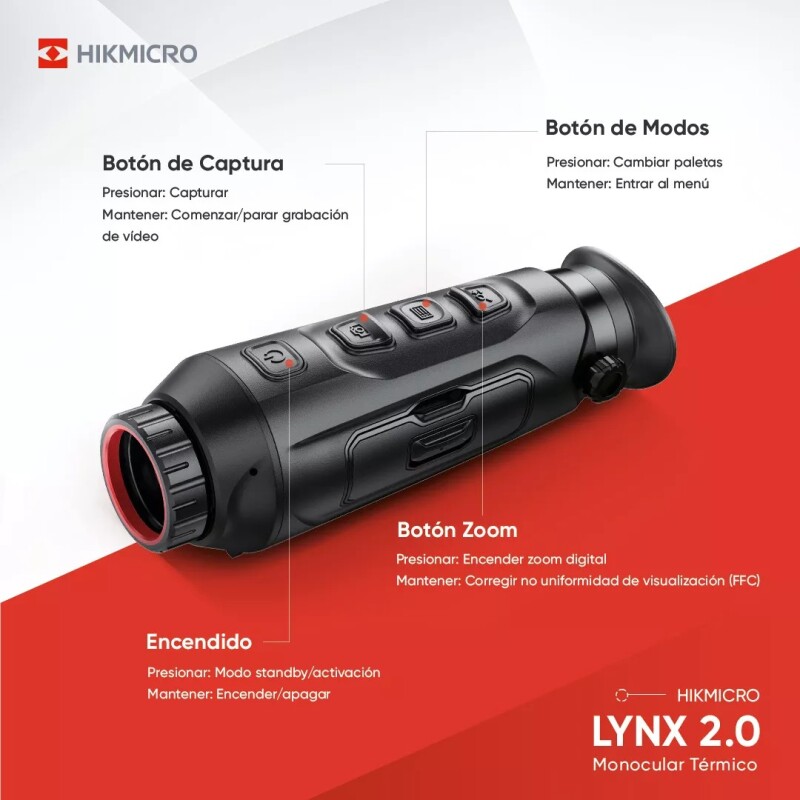 Visor Térmico Hikmicro Lynx Pro Lh19 2.0 Visor Térmico Hikmicro Lynx Pro Lh19 2.0