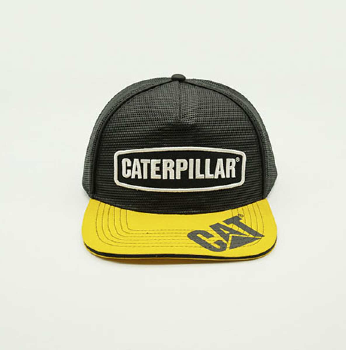 Gorra negra con Amarillo Caterpillar 