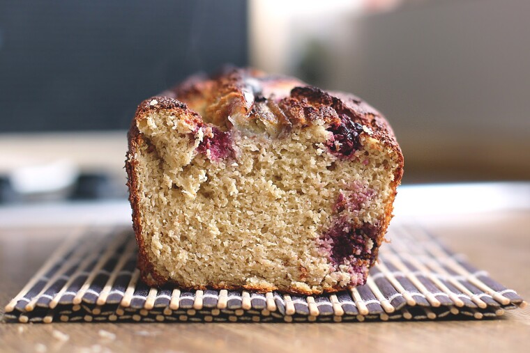 Budín de banana y proteína whey