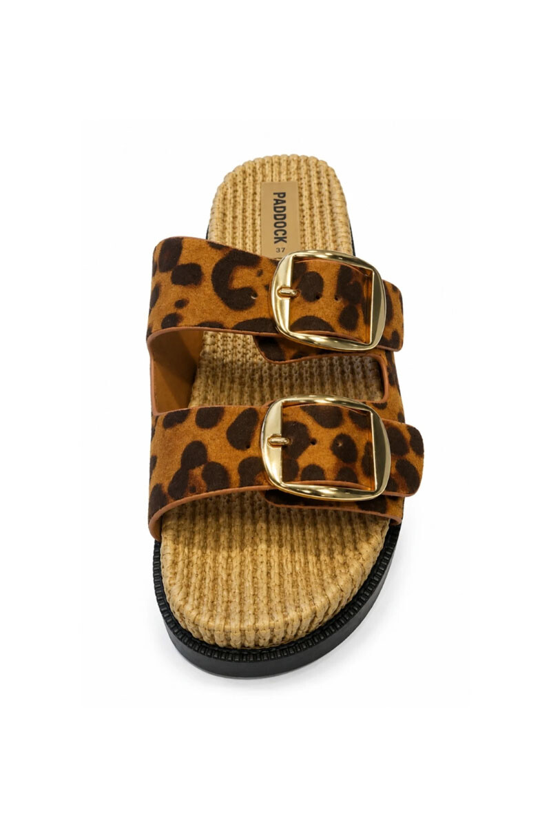 Sandalia Paddock Eteos Animal-print