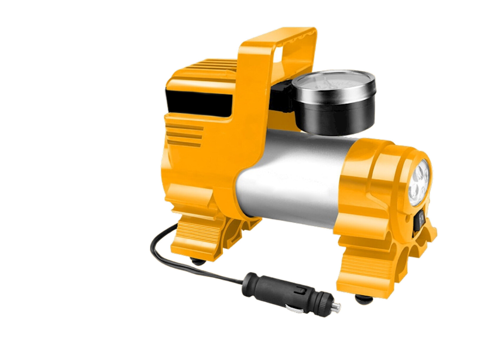 TOLSEN INFLADOR DE NEUMATÍCOS DC 12V/120W 30L/MIN LINTERNA 