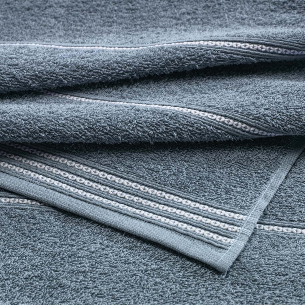 TOALLA DE BAÑO ALGODON AZUL STRISCIA