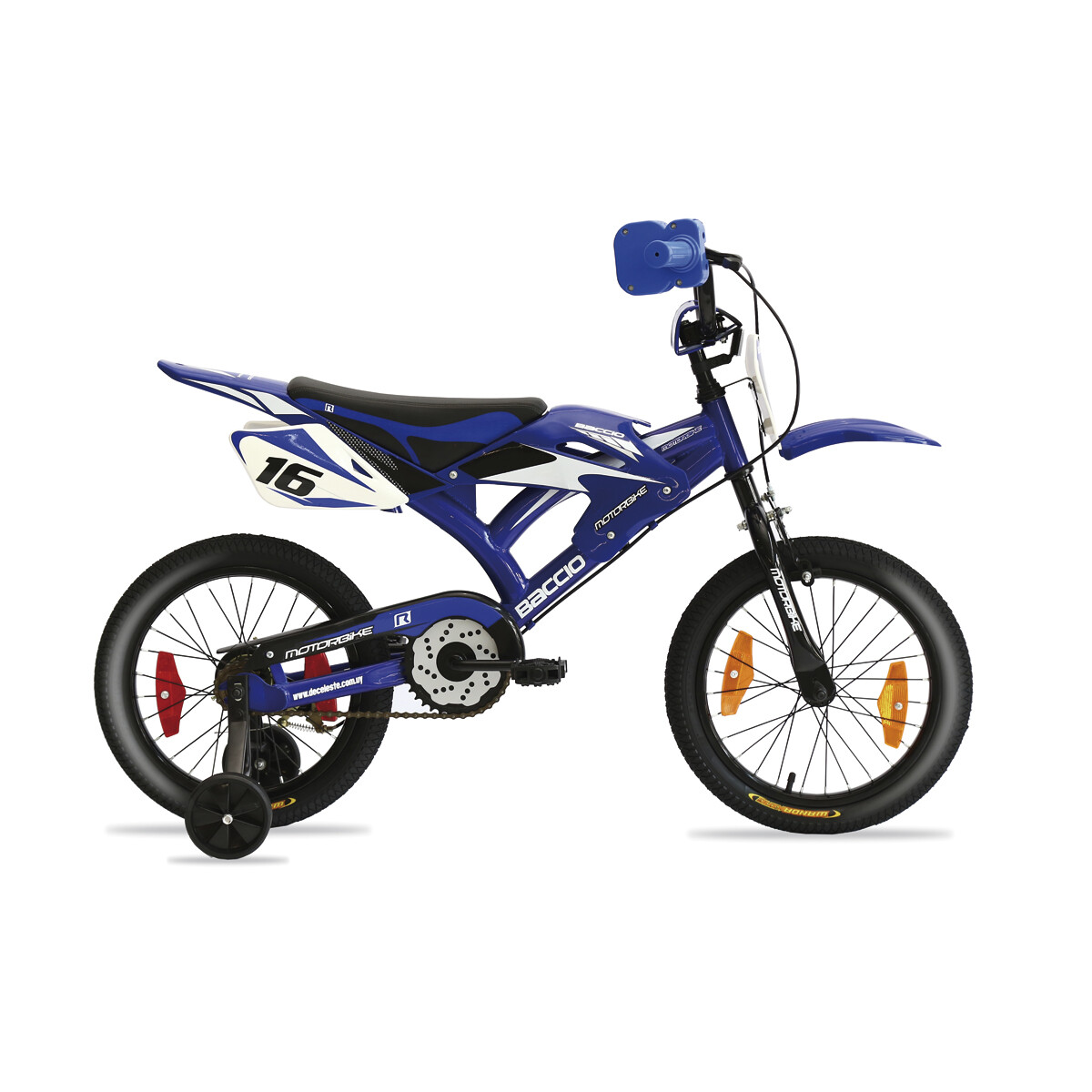 Bicicleta Baccio Motorbike R16 azul 