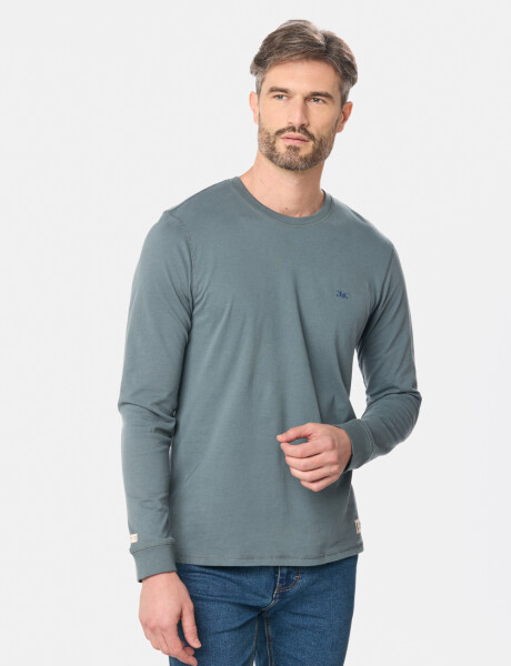 REMERA LISA DE ALGODÓN Petroleo