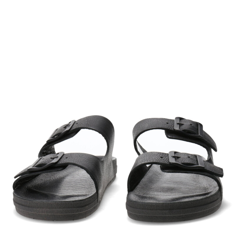 Sandalias de Hombre Democrata CERE con doble hebilla Negro