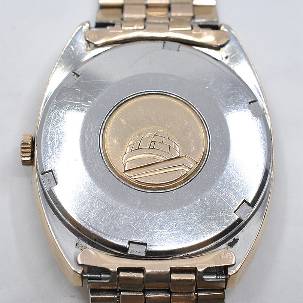 Omega Constellation Enchapado En Oro 168.017 Año 1966 Malla Original Omega Constellation Enchapado En Oro 168.017 Año 1966 Malla Original