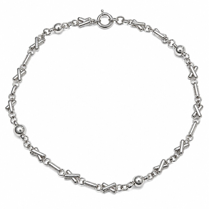 Cadena eslabones varios -Plata 925 -Sin Piedra - CD3528 sinpiedra