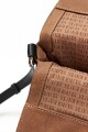 Bolso bandolera con solapa tostado