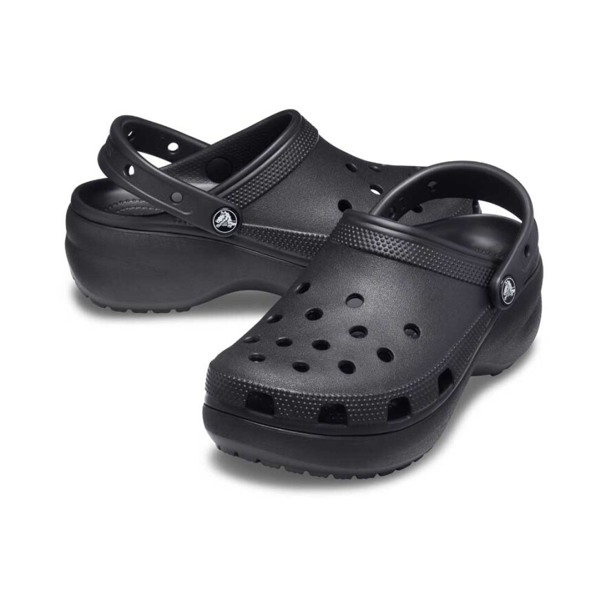 Plataformas Crocs Classic Clog W Mujer Black