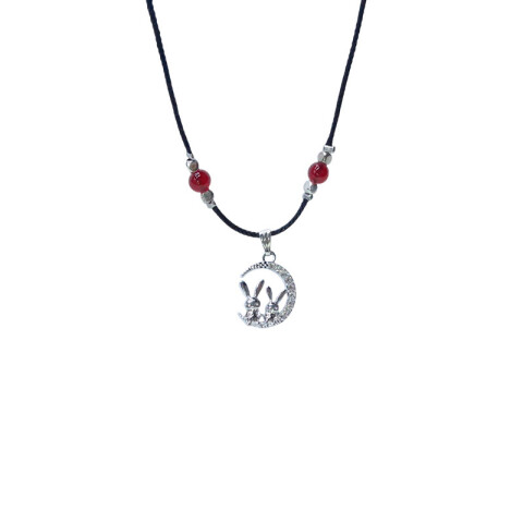 Collar piedra roja y colgante Collar Piedra Roja Y Colgante