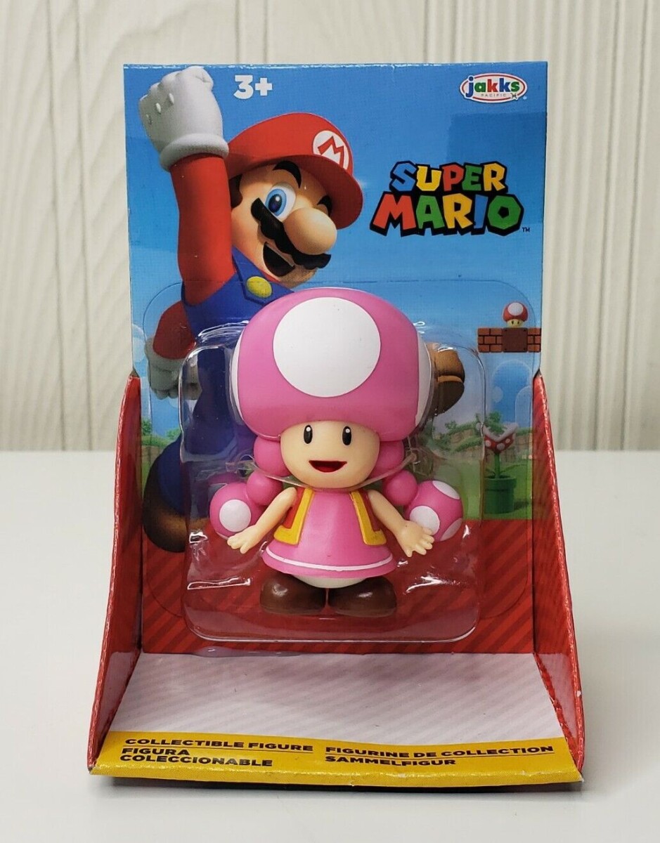 Figura Nintendo Super Mario 6 cm - TOADETTE-ROSA 