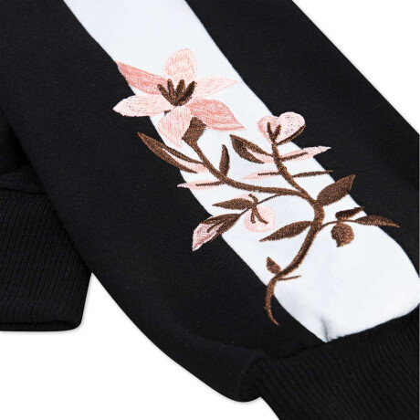 Conjunto Deportivo de Niño Floral Track Negro