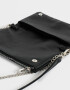 Bandoleras Boho Bandolera De Cuerina Con Solapa - Negro
