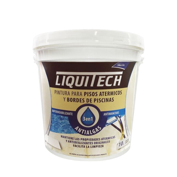 Pintura para Pisos y Bordes Atérmicos 10L - Arena Liquitech Pintura para Pisos y Bordes Atérmicos 10L - Arena Liquitech