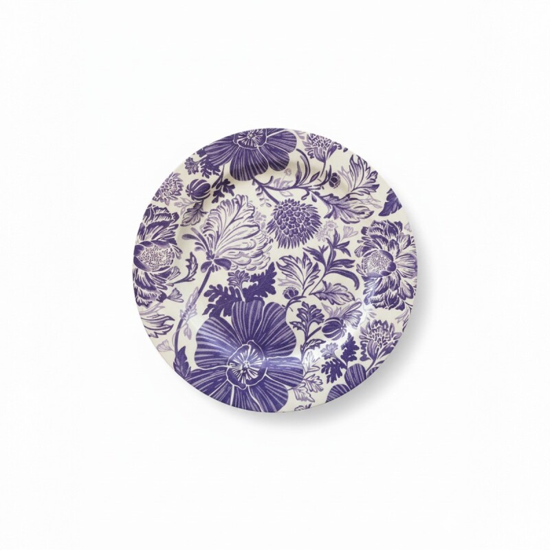 BAJO PLATO PLAST ESTAMP AZUL 33CM Unica