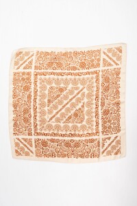 Bandana Geométrica Chocolate