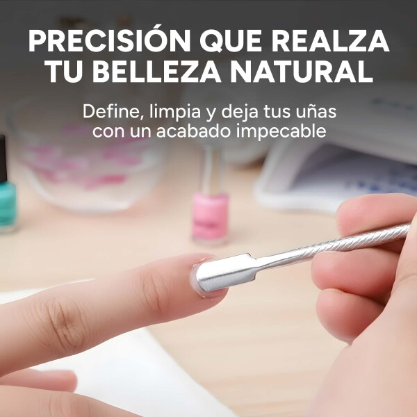 Repujador De Cutícula Uñas Acero Inoxidable 12.5 Cm Variante Acero