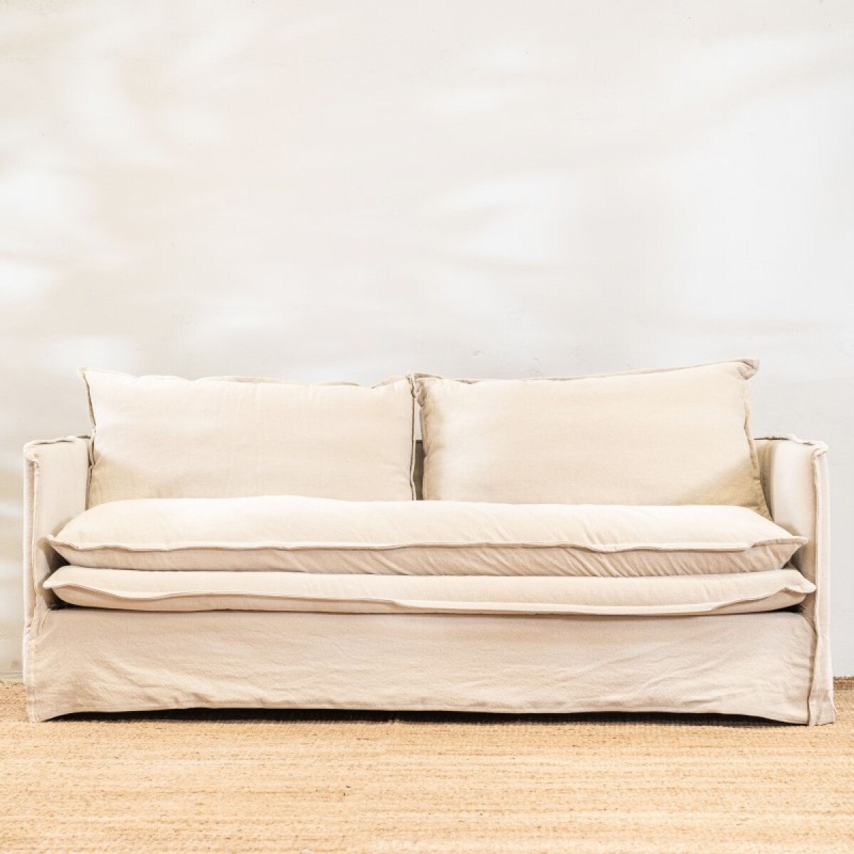 Sillón Noa 3 Cuerpos Natural Tostado 