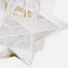 FIGURA CERAMICA ESTRELLA BLANCO COMB 15X15X15CM Unica