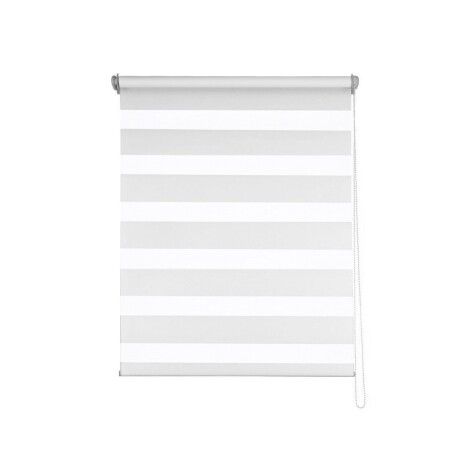 Cortina Roller Zebra Simple Lumax 1.4 X 2.1m Gran Calidad Blanco