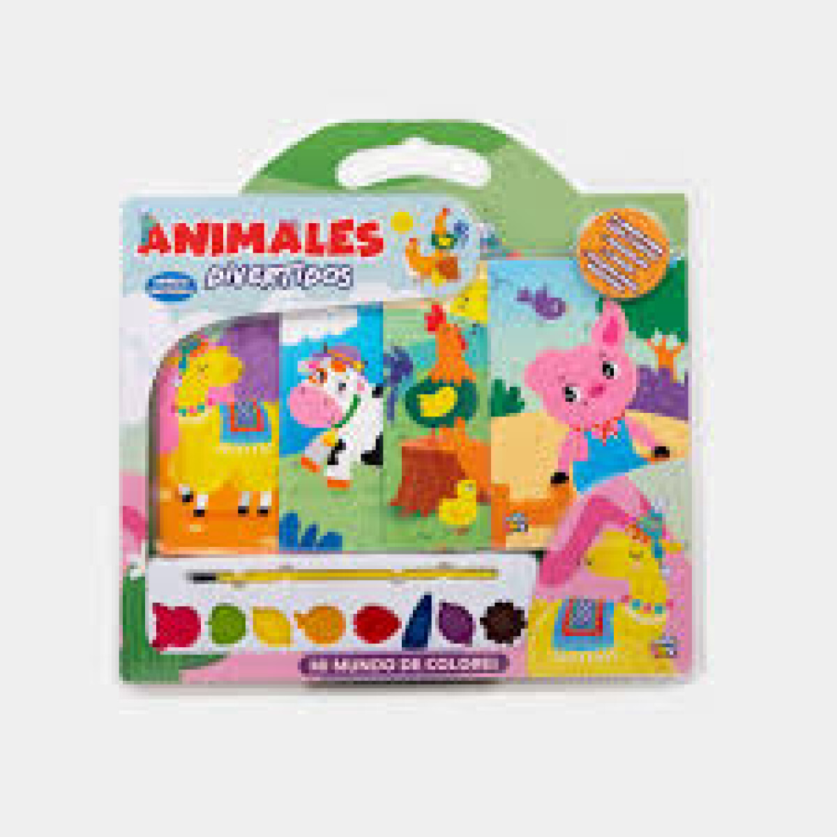 MUNDO DE COLORES ACUARELAS ANIMALES DIVERTIDOS 